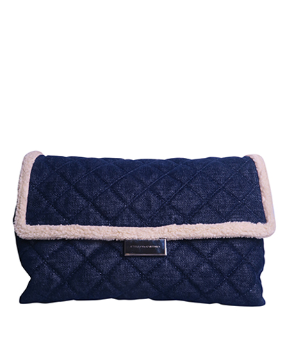 Denim Eco Shearling Quilted Beckett, front view